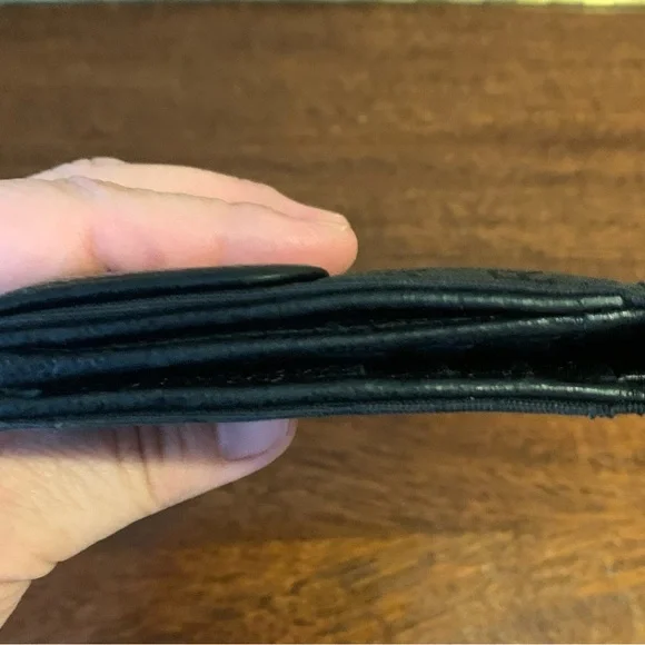 XXSOLDXX BVLGARI Denim and Leather Monogram Wallet EUC - Picture 7 of 10